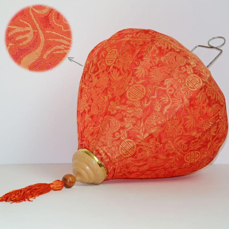 Вьетнамский фонарик 12" Чеснок оранжевый 761 Вьетнамский фонарик 12" Чеснок оранжевый 761