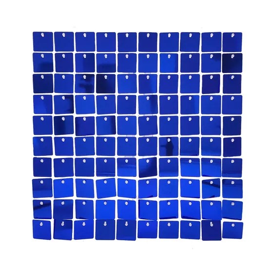 Панель с пайетками для фотозоны 30х30см, синий Панель с пайетками для фотозоны 30х30см, синий