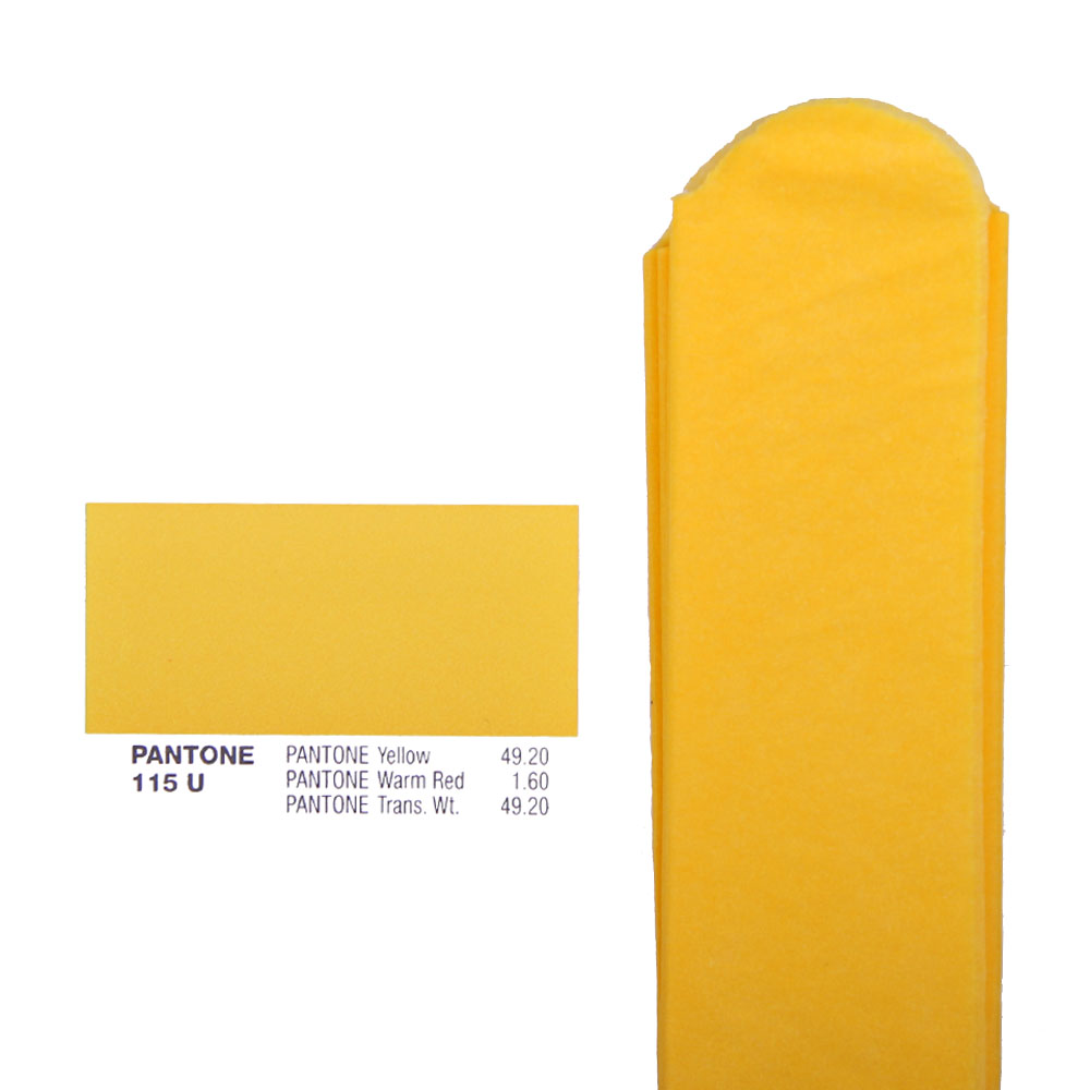 Помпон из бумаги 45 см ярко-желтый