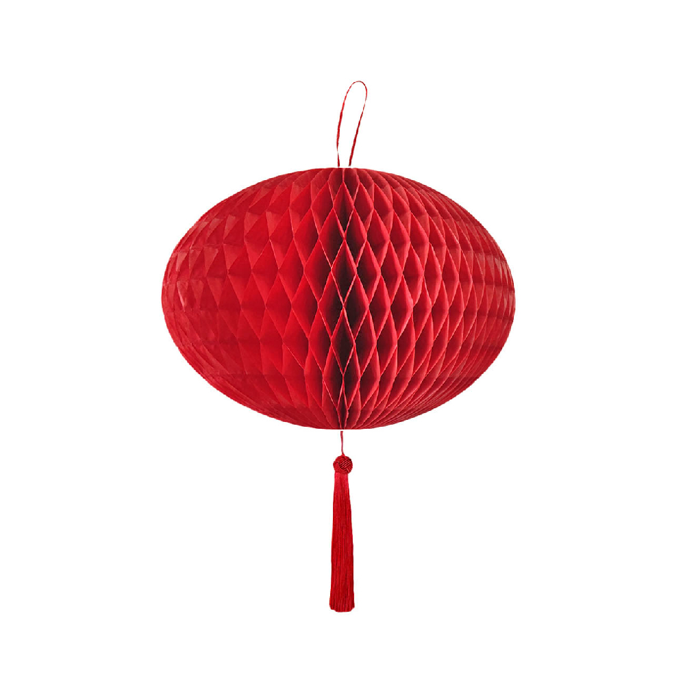 Подвесной фонарик соты бумажный 30х22х40см Подвесной фонарик соты бумажный 30х22х40см