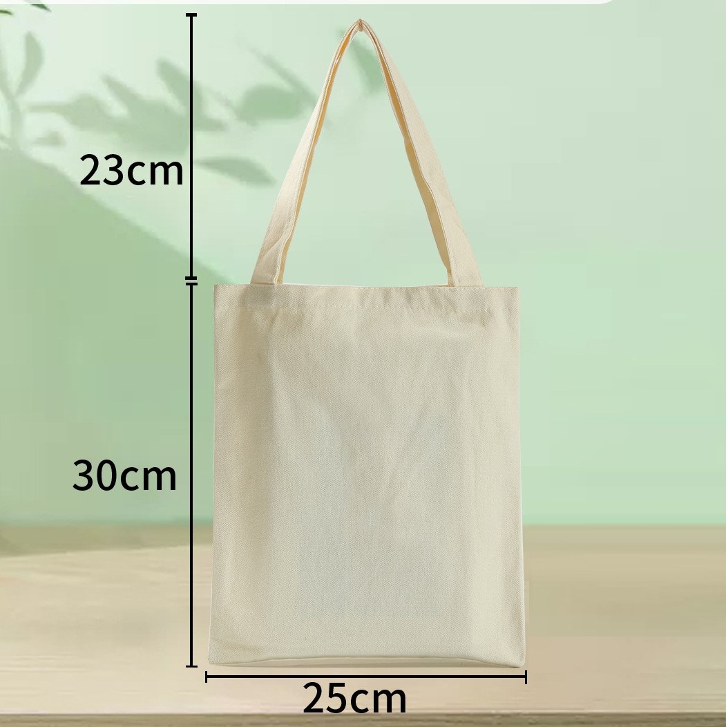 Сумка шоппер из хлопка  25х30 см Сумка шоппер из хлопка  25х30 см