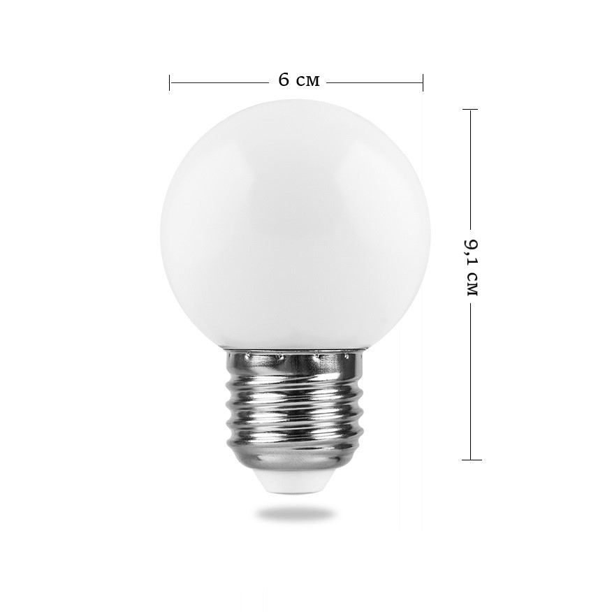 Лампа LED 360 G50 E27 W5 K3000