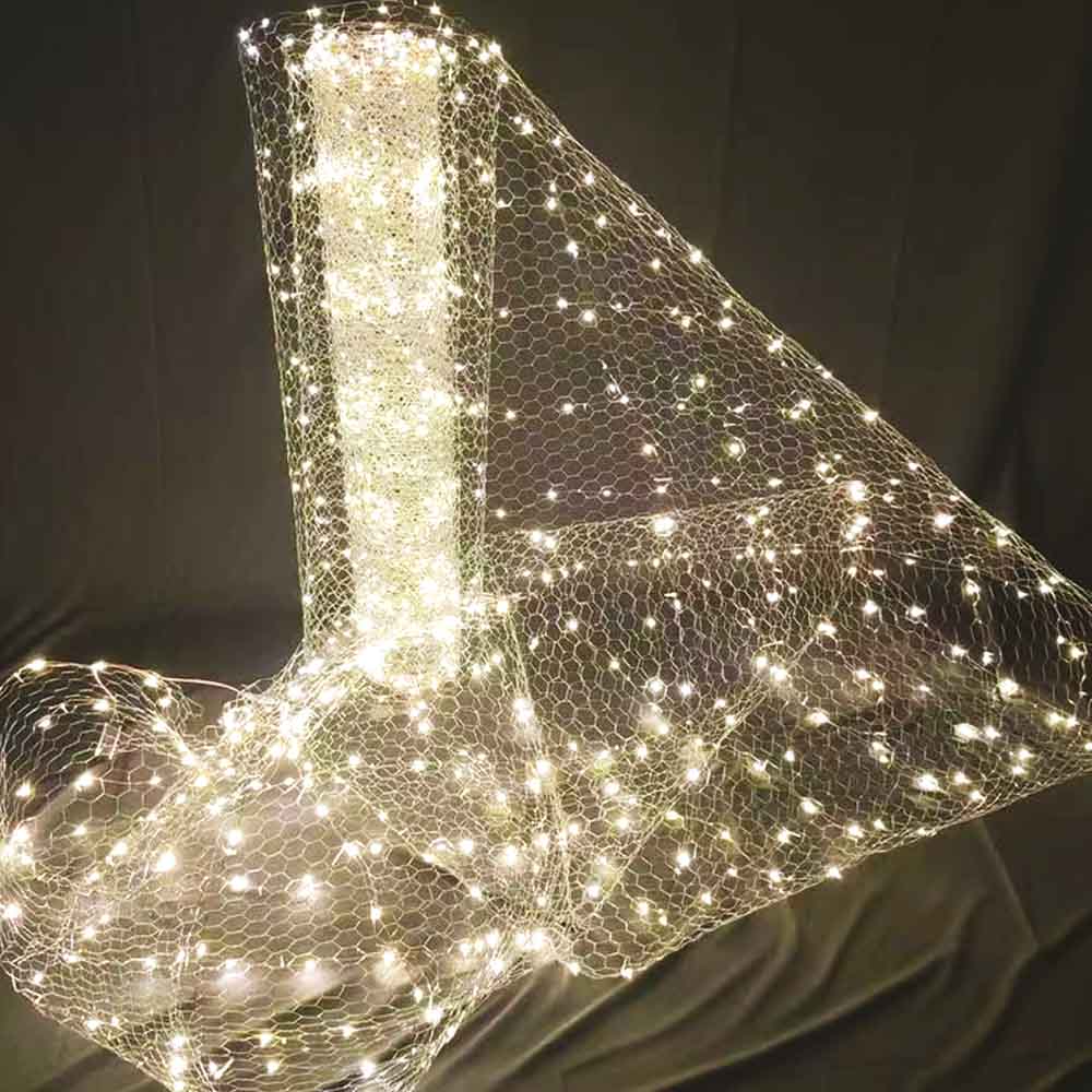 Сетка "Звёздное небо" 1 м х 5 м, теплый-белый Сетка "Звёздное небо" 1 м х 5 м, теплый-белый