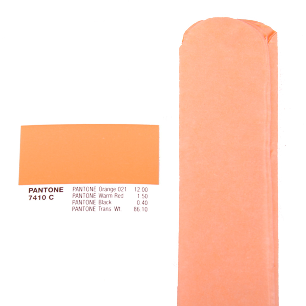 Помпон из бумаги 35 см персиковый