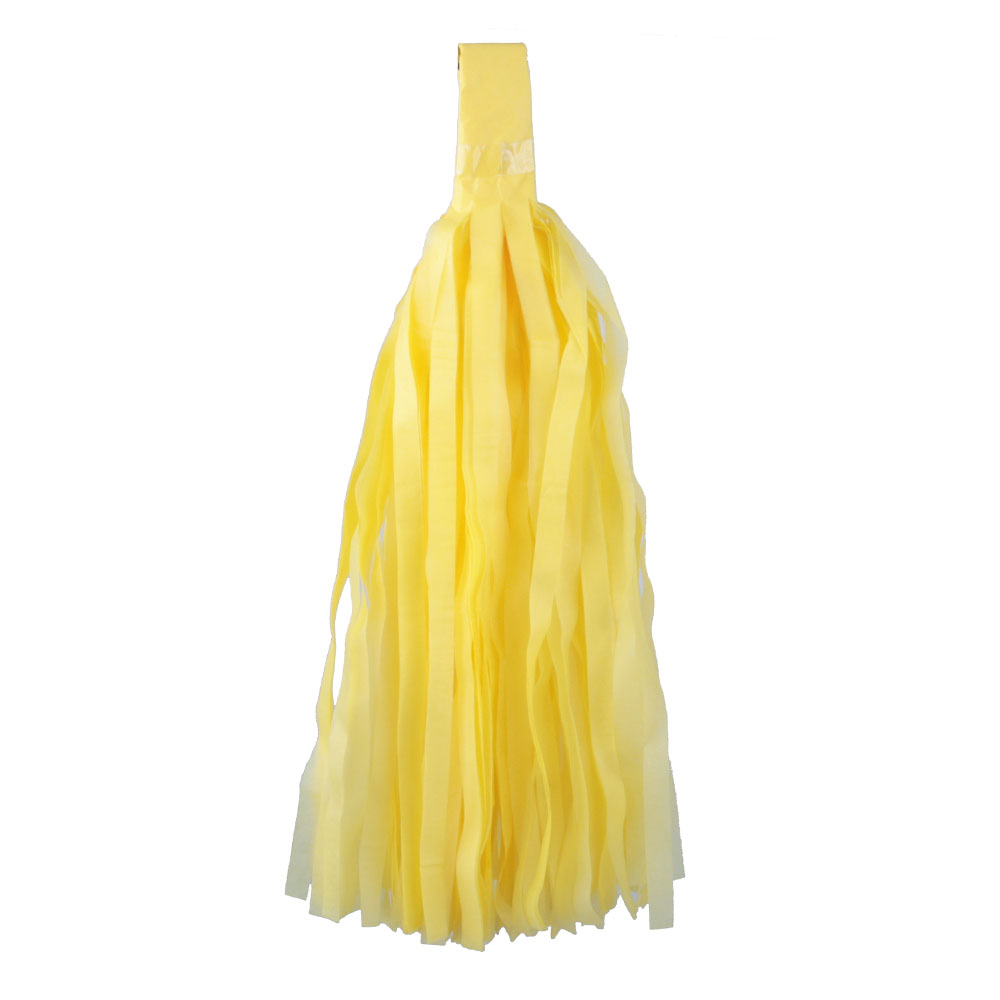 Помпон "Кисточка" 35 х 25 см 5 листов желтый Помпон "Кисточка" 35 х 25 см 5 листов желтый