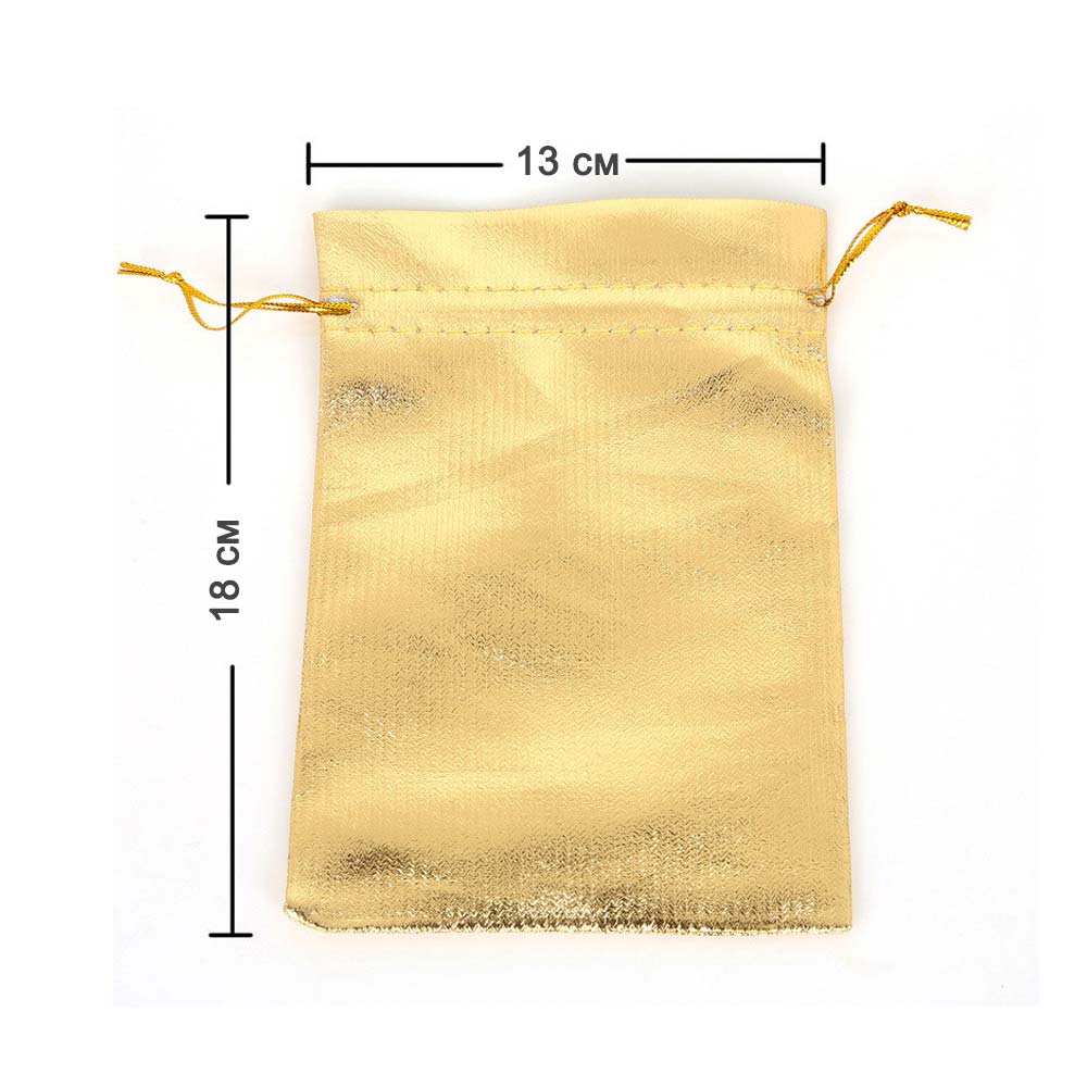 Мешочек из парчи 13х18 см, золото Мешочек из парчи 13х18 см, золото