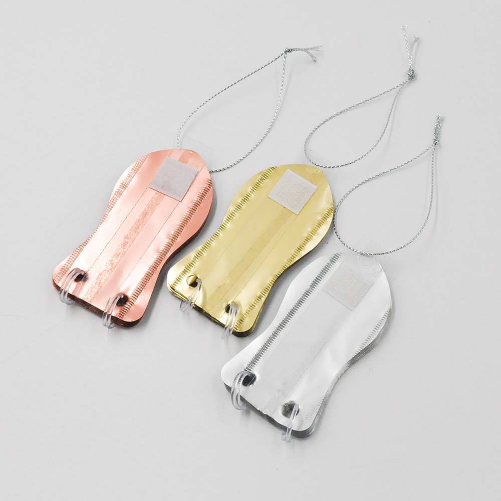 Снежинка фольгированная 16 см розовое золото Снежинка фольгированная 16 см розовое золото