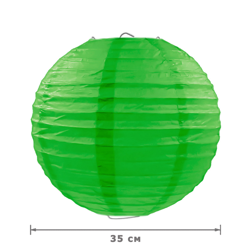 Подвесной фонарик стандарт 35 см зеленый new