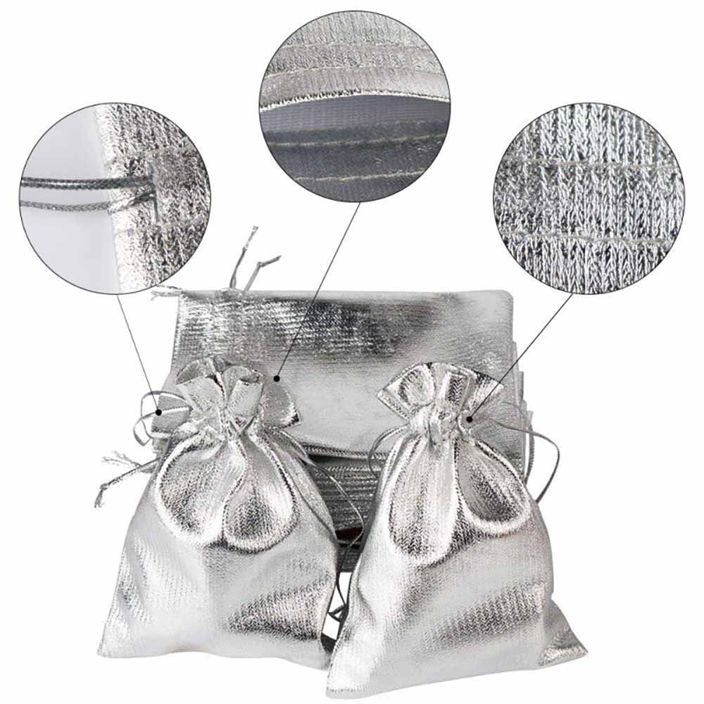 Мешочек из парчи 17х23 см, серебро Мешочек из парчи 17х23 см, серебро