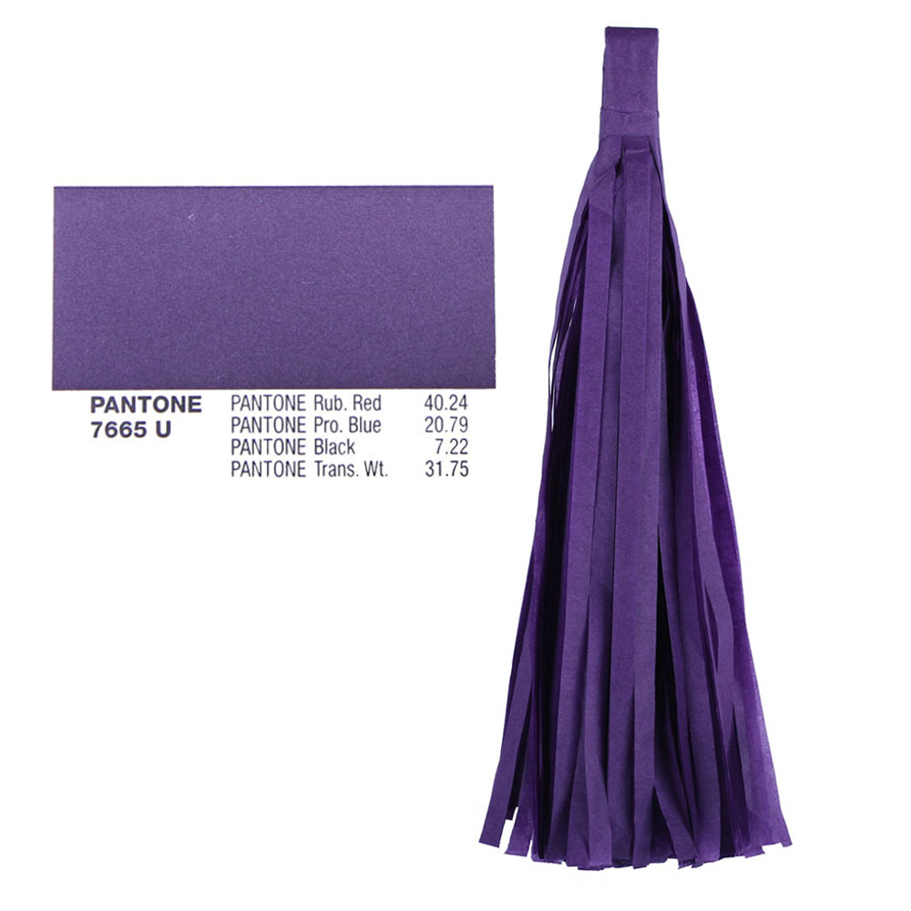 Помпон "Кисточка" 35 х 25 см 5 листов фиолетовый Помпон "Кисточка" 35 х 25 см 5 листов фиолетовый