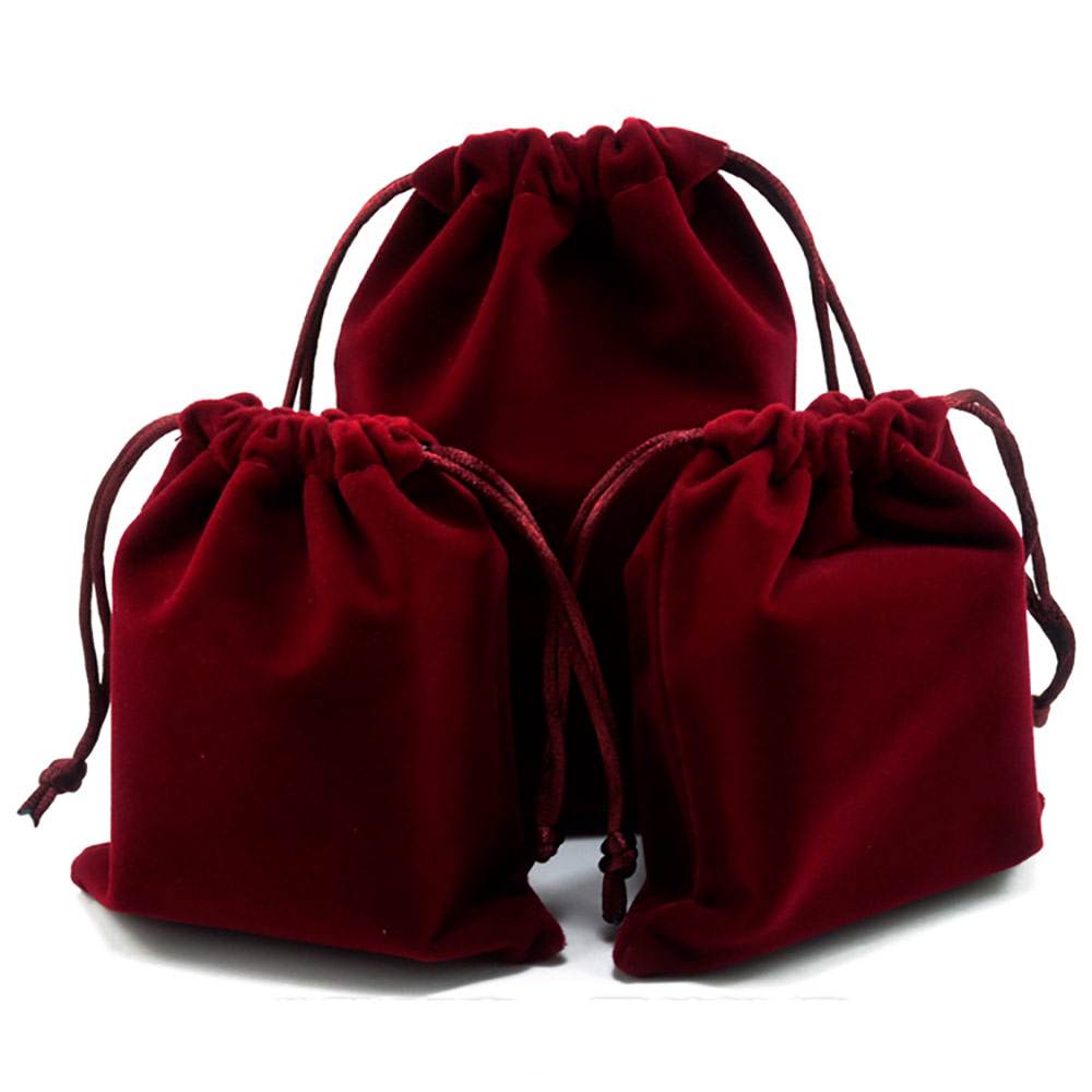 Мешочек велюровый 8х10 см, бордовый Мешочек велюровый 8х10 см, бордовый
