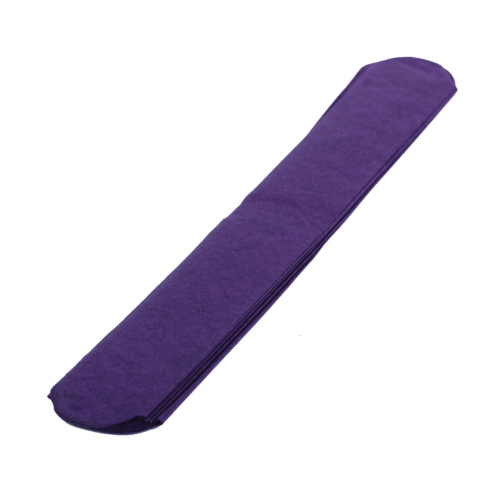 Помпон из бумаги 45 см фиолетовый