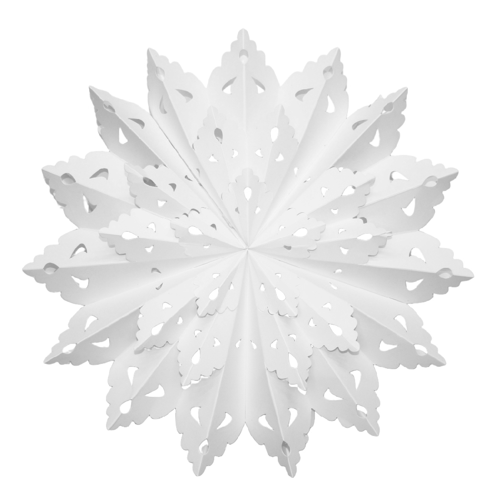 Снежинка 45 см №5, белый Снежинка 45 см №5, белый