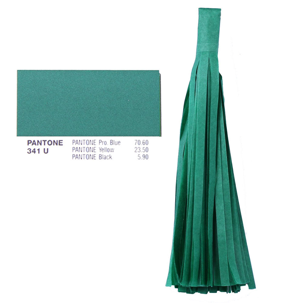 Помпон "Кисточка" 35 х 25 см 10 листов зеленый Помпон "Кисточка" 35 х 25 см 10 листов зеленый