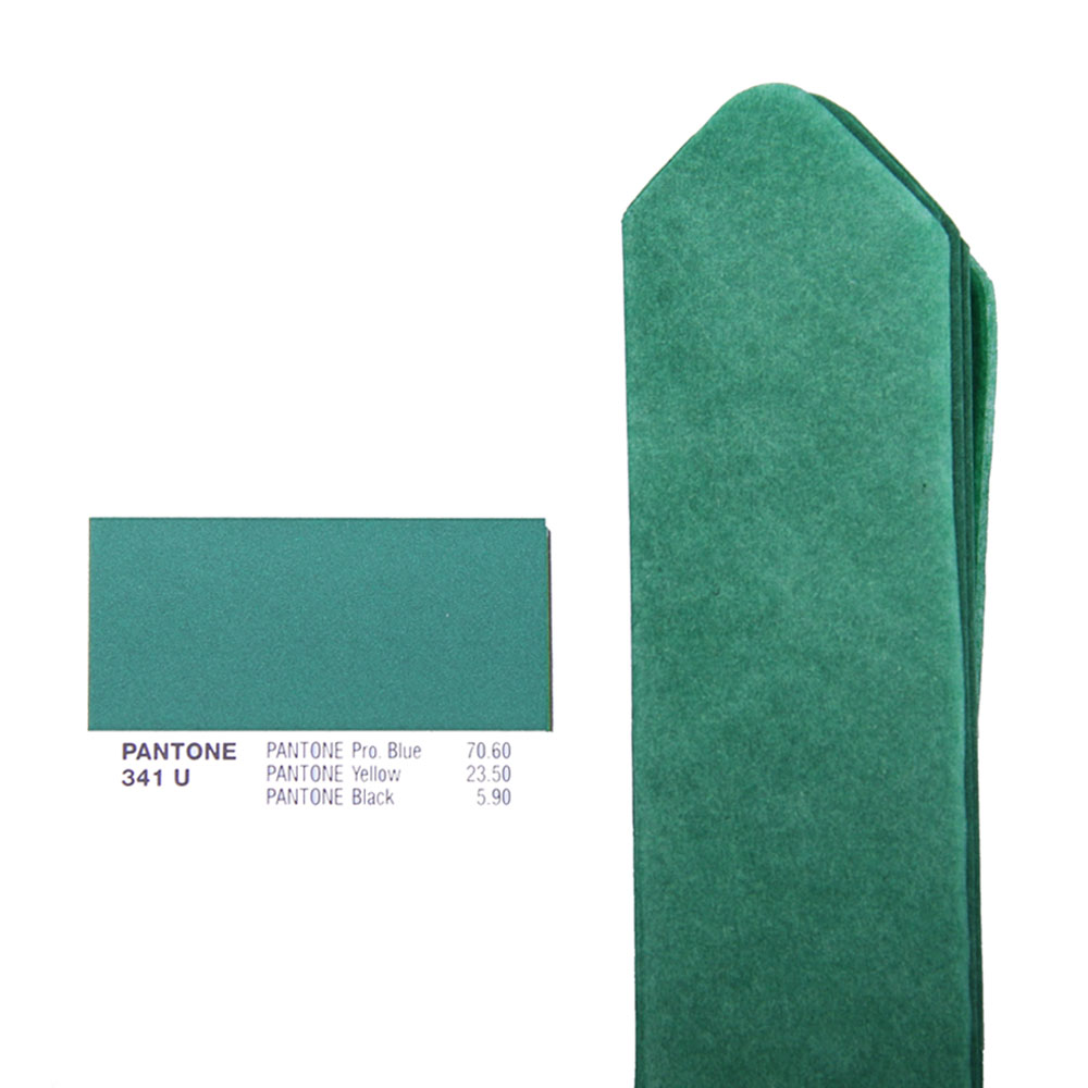Помпон из бумаги 20 см зеленый