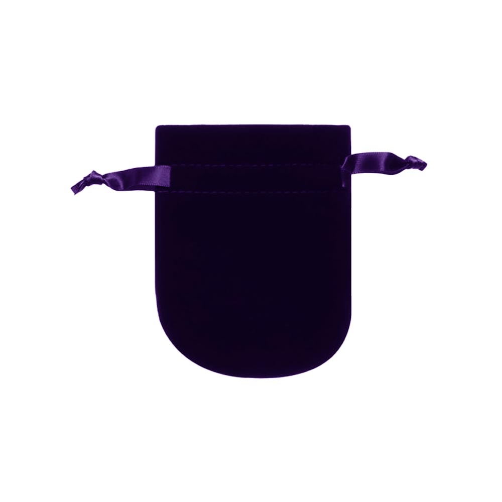 Мешочек велюровый 9,5х12,5 см, фиолетовый Мешочек велюровый 9,5х12,5 см, фиолетовый