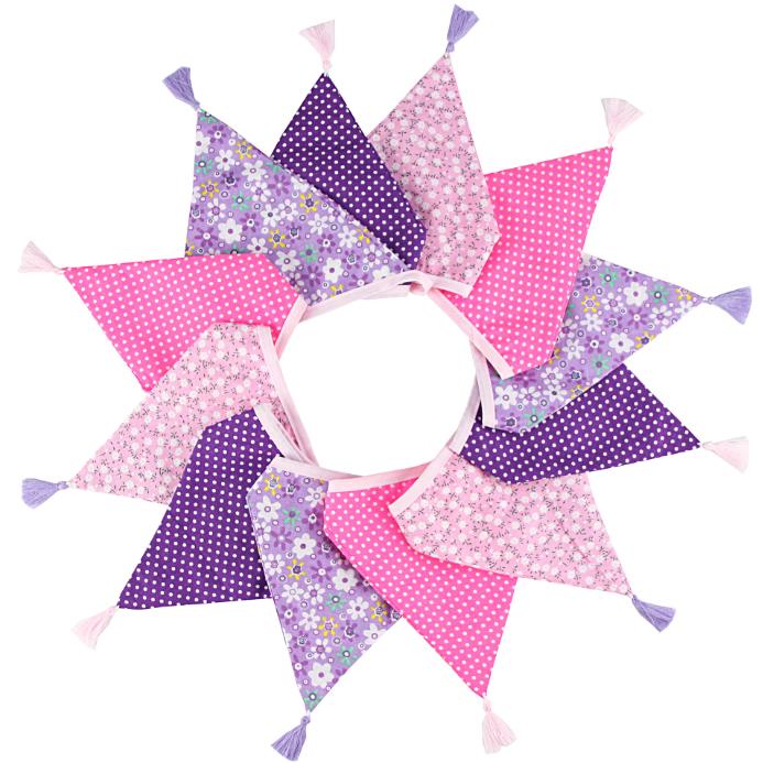 Гирлянда тканевая с кисточками № 7 (3,2 м) Гирлянда тканевая с кисточками № 7 (3,2 м)