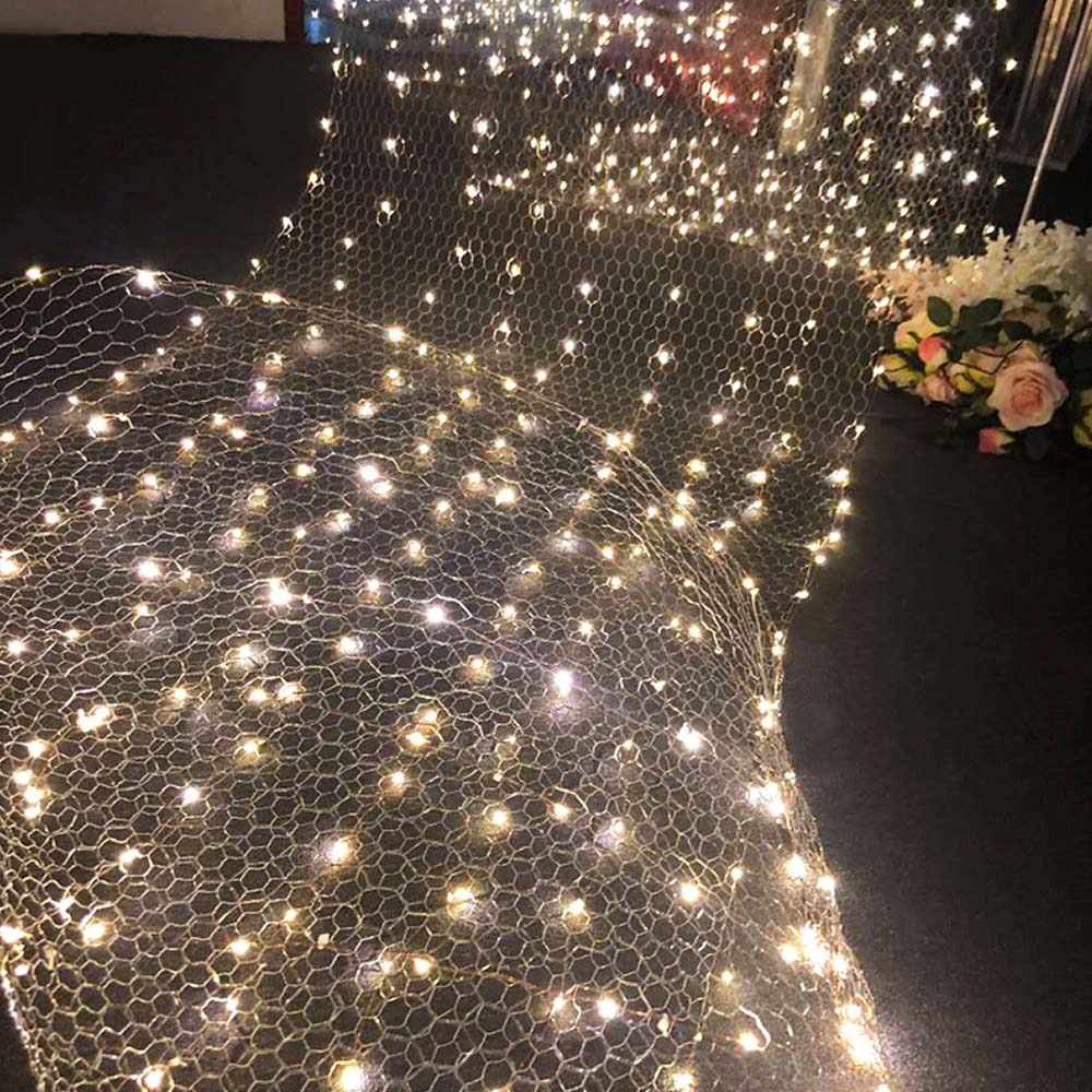 Сетка "Звёздное небо" 1 м х 5 м, теплый-белый Сетка "Звёздное небо" 1 м х 5 м, теплый-белый