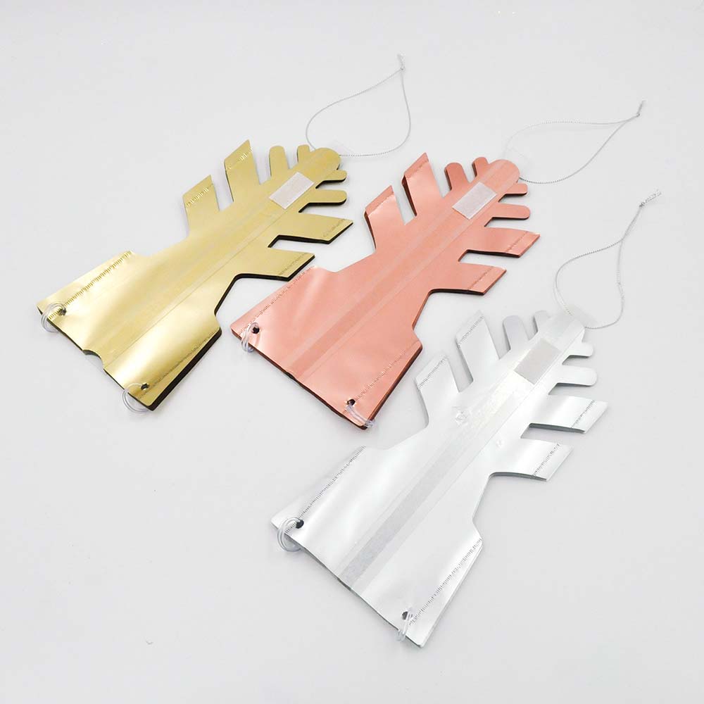 Снежинка фольгированная 45 см розовое золото Снежинка фольгированная 45 см розовое золото