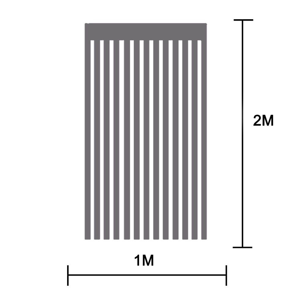 Занавес дождик 1 х 2 м, металлик матовый, Голубой Занавес дождик 1 х 2 м, металлик матовый, Голубой