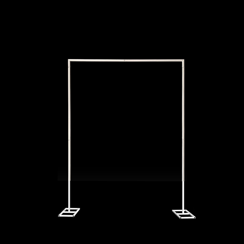 Каркас для фотозоны Прямоугольник открытый 1,5х2м, белый  Каркас для фотозоны Прямоугольник открытый 1,5х2м, белый