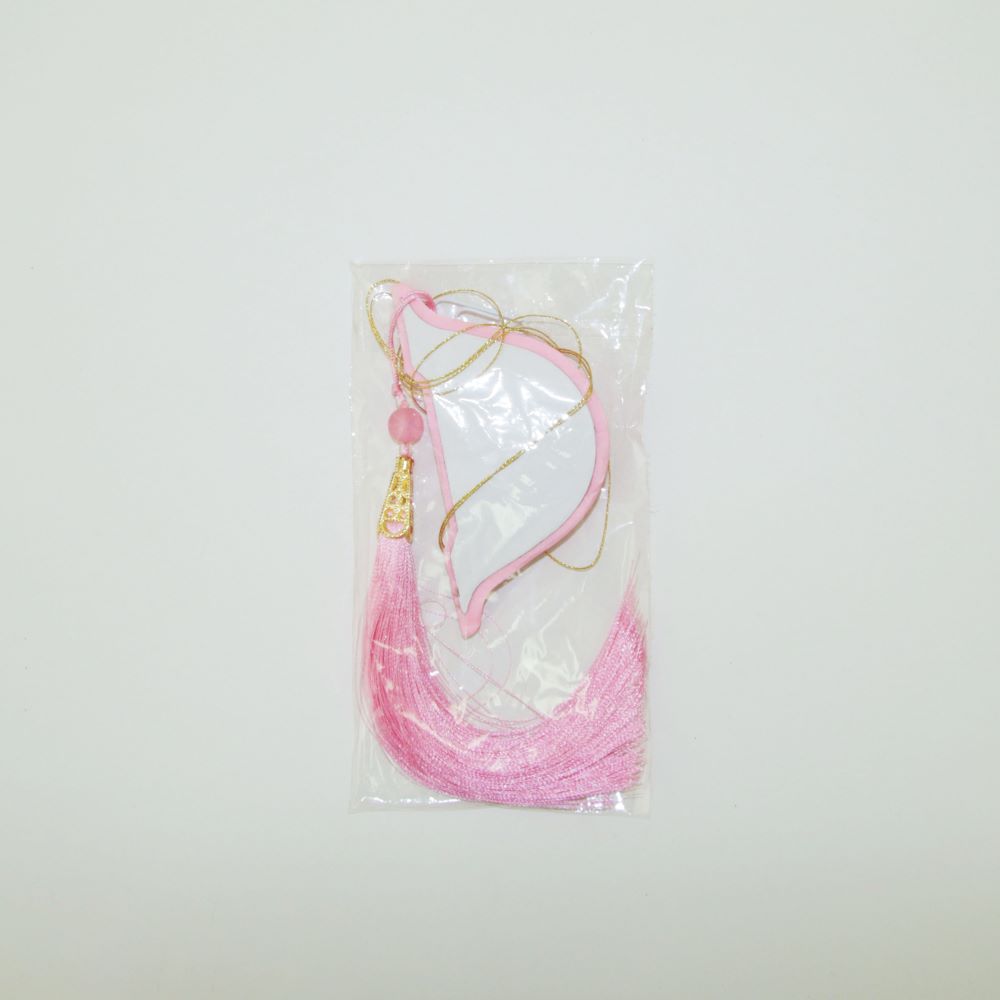 Бумажное украшение Шар-соты с кисточкой 10 см, розовый Бумажное украшение Шар-соты с кисточкой 10 см, розовый