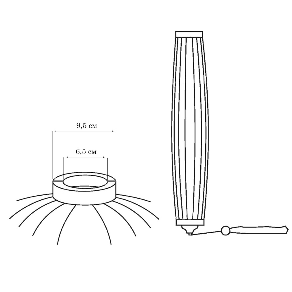 Вьетнамский фонарик 12" Чеснок оранжевый 761 Вьетнамский фонарик 12" Чеснок оранжевый 761