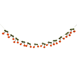 Гирлянда на веревке "Вишенки" 2,3 м, оранжевый