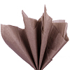 Бумага тишью коричневая 76 х 50 см, 10 листов 17-19 г/м