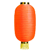 Китайский фонарь Цилиндр с бахромой 35х65 см, оранжевый