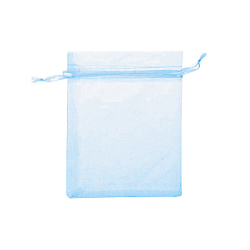 Мешочек из органзы 13 х 16 см голубой