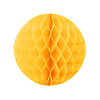 Бумажное украшение шар 30 см ярко-желтый