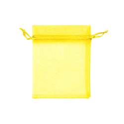 Мешочек из органзы 13 х 16 см желтый
