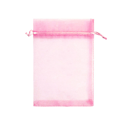 Мешочек из органзы 25 х 30 см светло-розовый 