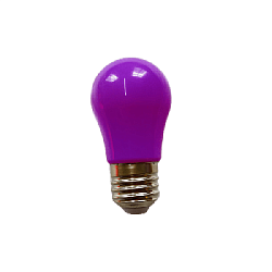 Лампа светодиодная Груша d-45 E27 W3, сиреневый
