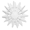Снежинка 60 см №1, белый