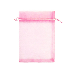 Мешочек из органзы 20 х 26 см светло-розовый