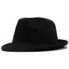 Шляпа Трилби фетровая, черный